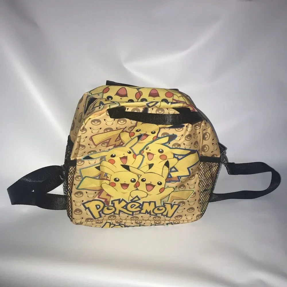 Pokemon Lunch Bag Pikachu Furren Anime Insulated Lunch‎ Box Leakproof Cooler